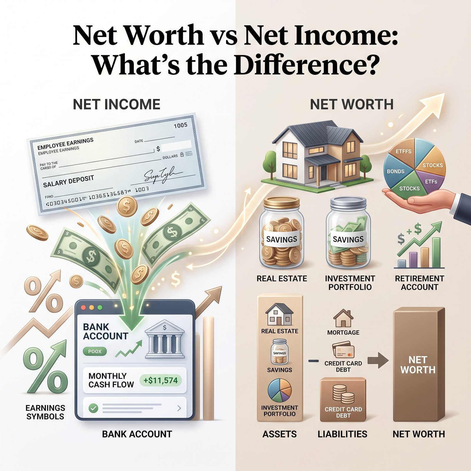 Net Worth vs Net Income